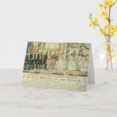 Jubileum van Frederick William IV en van hem Kaart (Gele Bloem)