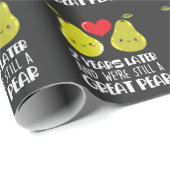 Jubileum van het 2e huwelijk Gift Married Couple P Cadeaupapier (Rol Hoek)