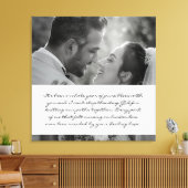 Jubileum van het Bliss Wedding - Canvas (Insitu (Woonkamer))