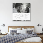 Jubileum van het Bliss Wedding - Canvas (Insitu (Slaapkamer))