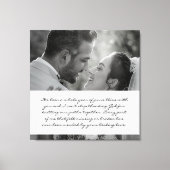 Jubileum van het Bliss Wedding - Canvas Afdruk (Voorkant)