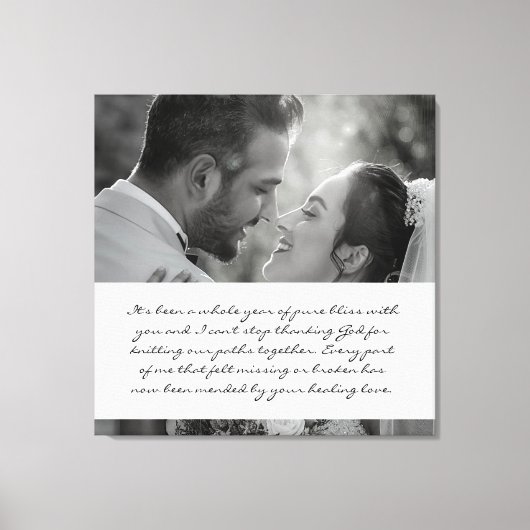 Jubileum van het Bliss Wedding - Canvas Afdruk (Voorkant)