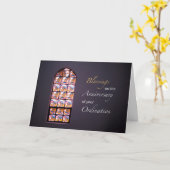 Jubileum van het Glas in lood van de Verlichting Kaart (Gele Bloem)