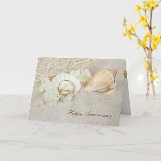 Jubileum van het huwelijk kaart (Gele Bloem)