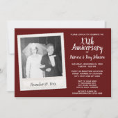 Jubileum van het huwelijk met  foto - Bourgogne Kaart (Voorkant)