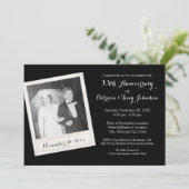 Jubileum van het huwelijk met  Foto Lijst Kaart (Staand voorkant)