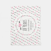 Jubileum van het huwelijk op persoonlijke titel fleece deken (Voorkant)