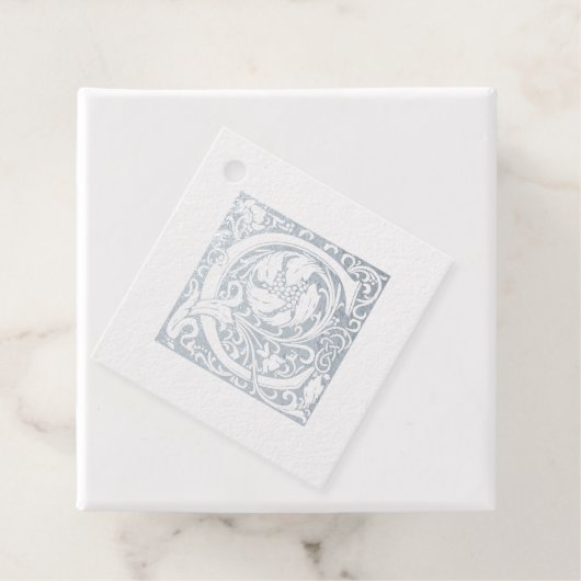 Jubileum van het huwelijk Verlichtingsbrief C Mono Bedankjes Labels (Met doos)