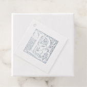 Jubileum van het huwelijk Verlichtingsbrief P Mono Bedankjes Labels (Met doos)