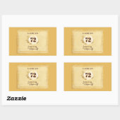 Jubileum van het religieuze leven Nun Rechthoekige Sticker (Vel)