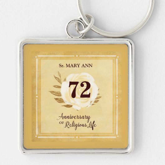  Jubileum van het religieuze leven Nun Sleutelhanger (Voorkant)
