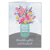 Jubileum van kleindochter en echtgenoot Jar Vase (Voorkant)