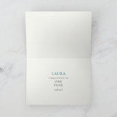 Jubileum van obriety Gefeliciteerd Sinaasappel Kaart (Binnen)