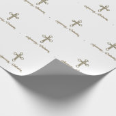 Jubileum van Ordination, Cross on Starburst Cadeaupapier (Hoek)