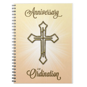 Jubileum van Ordination, Cross on Starburst Notitieboek