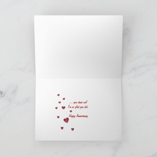 Jubileum van pindakaas kaart (Binnen)