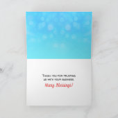 Jubileum van Realtor Dank u wel auto Bedankkaart (Binnen)