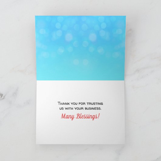 Jubileum van Realtor Dank u wel auto Bedankkaart (Binnen)