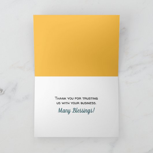 Jubileum van Realtor Dank u wel auto Bedankkaart (Binnen)