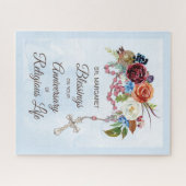 Jubileum van Religieus Leven Rozenkrans met Bloeme Legpuzzel (Horizontaal)