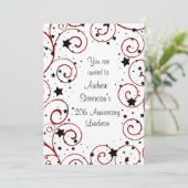 Jubileum van werknemers Luncheon Uitnodigingen (Staand voorkant)