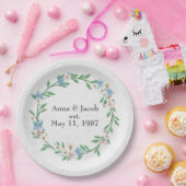 Jubileum ventilator Wreath Papieren Bordje (Feest)