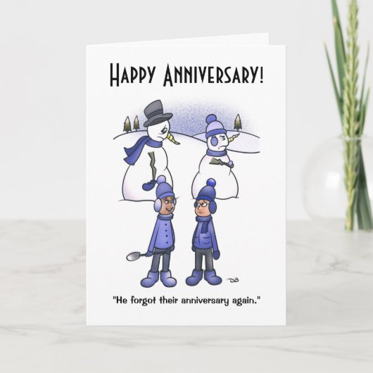 Jubileum vergeten kaart (Voorkant)