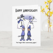 Jubileum vergeten kaart (Gele Bloem)