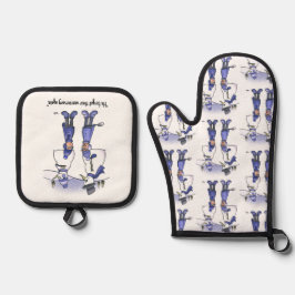 Jubileum vergeten ovenwant & pannenlap set