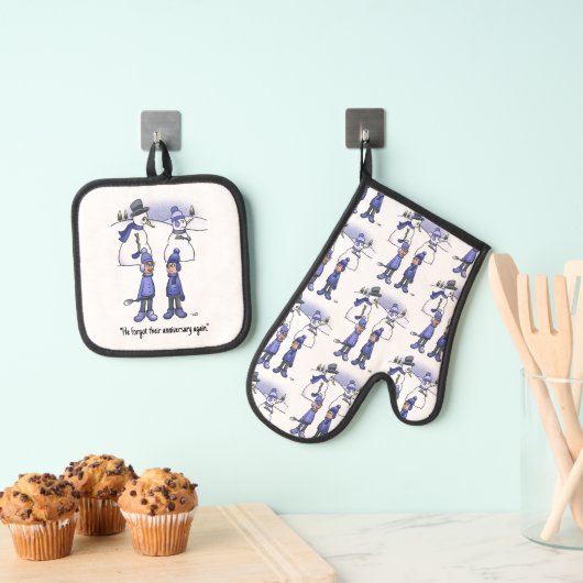 Jubileum vergeten ovenwant & pannenlap set (Insitu(Ophanging))