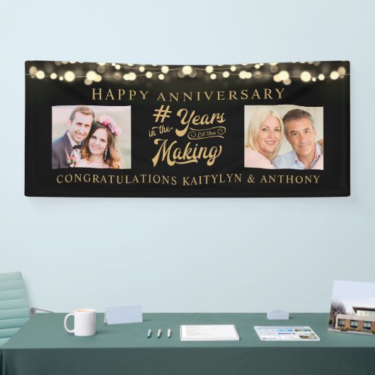 Jubileum verlicht de foto's in het MAKEN Spandoek (Beurs)