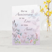 Jubileum verloren Waterverf Florals Kaart (Gele Bloem)