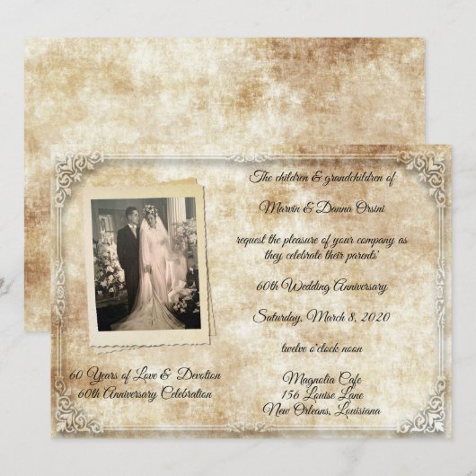 Jubileum vieren Kaart (Voorkant / Achterkant)