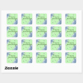 Jubileum Vierkante Sticker (Vel)