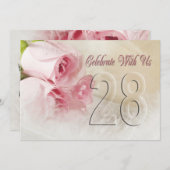 Jubileum voor 28 jaar kaart (Voorkant / Achterkant)