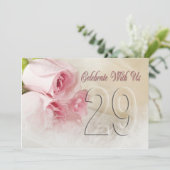 Jubileum voor 29 jaar kaart (Staand voorkant)