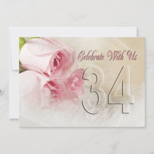 Jubileum voor 34 jaar kaart (Voorkant)