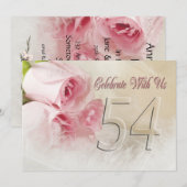 Jubileum voor 54 jaar kaart (Voorkant / Achterkant)