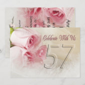 Jubileum voor 57 jaar kaart (Voorkant / Achterkant)