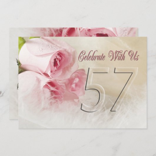 Jubileum voor 57 jaar kaart (Voorkant / Achterkant)