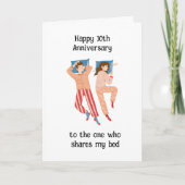 Jubileum voor aangepaste bruiloft waar ik van hou kaart (Voorkant)