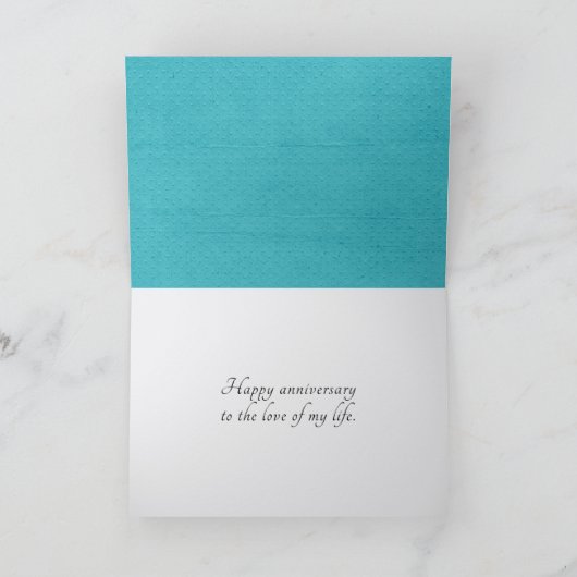 Jubileum voor altijd op papier met krulpapier kaart (Binnen)