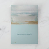 Jubileum voor "Beach Chairs" voor echtgenote Kaart (Binnen)