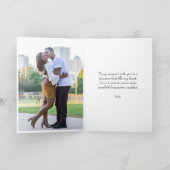 Jubileum voor bruiloft - Aangepaste foto Kaart (Binnen)