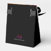 Jubileum voor bruiloft in de Waterverf van Tropics Bedankdoosjes (Achterkant)