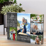 Jubileum voor bruiloft na multi-foto acryl prijs<br><div class="desc">Het de fotoblok van het Jubileum van de weddenschap dat u voor om het even welke jaren en 5 van uw favoriete afbeeldingen kunt personaliseren. De formulering luidt: "# jaar in tot onze blijdschap ooit daarna" en de sjabloon is klaar voor u om het jaar van de verjaardag, de jouw...</div>