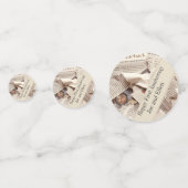 Jubileum voor eerste bruiloft bewerken confetti (Voorkanten)