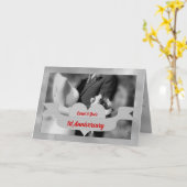 Jubileum voor eerste bruiloft - Gefeliciteerd Kaart (Gele Bloem)