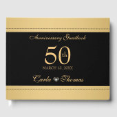 Jubileum voor gouden en zwarte bruidjes gastenboek (Voorkant)