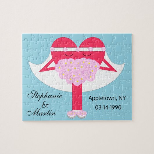 Jubileum voor hartslagen legpuzzel (Horizontaal)